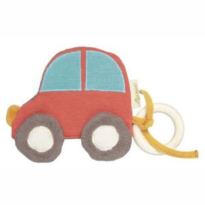 Hochet Anneau de Dentition Bruissant Voiture 14 cm Green Sigikid -