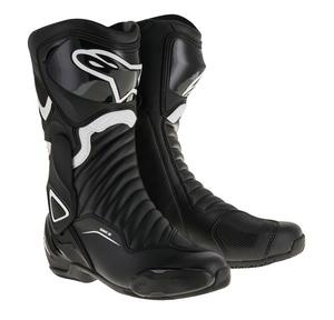 Bottes moto route Alpinestars SMX-6 V2 Performance - Noir Blanc 39