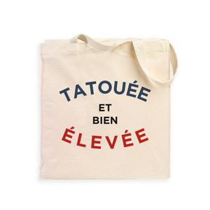 Totebag Tatouée Et Bien Élevée - Naturel - Taille TU