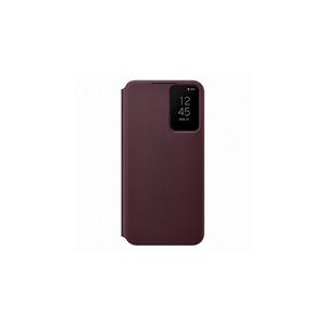 Samsung - Etui Avec Coque Arrière Intégrée Clear View Cover - Couleur : Rouge - Modèle : Galaxy S22+