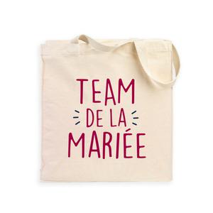 Totebag Team De La Mariée - Naturel - Taille TU