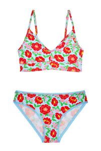 1 BRASSIERE + 1 CULOTTE - Rosa Bleu Ciel