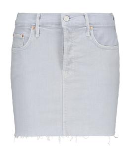 Mother - Femme - 24 - Jupe The Vagabond Mini Fray - Bleu