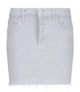 Mother - Femme - 26 - Jupe The Vagabond Mini Fray - Bleu