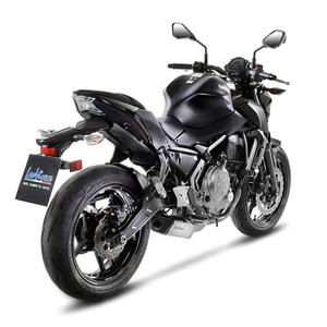Ligne complأ ̈te Leovince Underbody inox catalysأ e Kawasaki Z650 2017