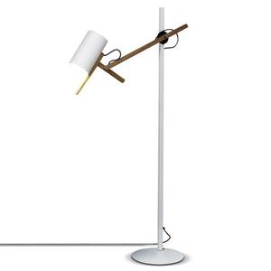 SCANTLING-Lampe de lecture Bois H136cm Blanc