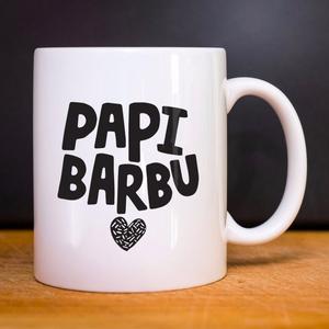 Mug Papi Barbu - Blanc - Taille TU