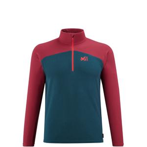 Polaire de Randonnée K Lightgrid Pull Over - Orion Blue Tibetan Red