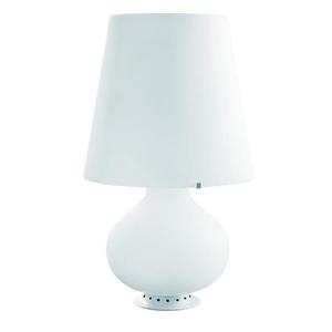 FONTANA-Lampe à poser H78cm Blanc