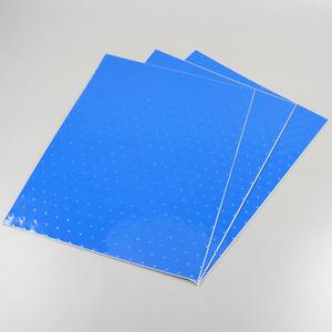 Stickers adhésifs vinyl Blackbird bleus perforés 47xx33 cm (jeu de 3 planches)
