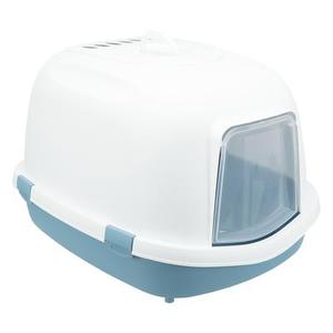 Maison de toilette Trixie Primo XXL pour chat - gris/blanc