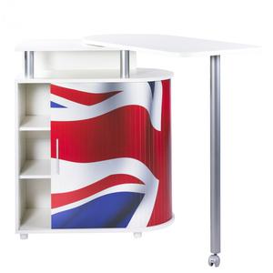 Desserte de Cuisine avec Table Pivotante Union Jack