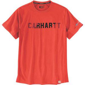 Carhartt Force Flex Block Logo T-shirt, rouge, taille S