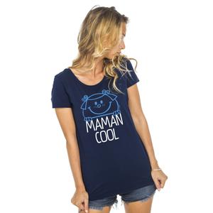 T-shirt Femme - Maman Cool - Navy - Taille XL
