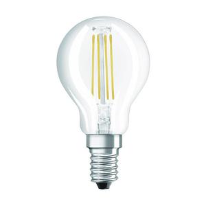 OSRAM-Ampoule LED filament sphérique E14 Ø4,5cm 2700K 4W = 40W 470 Lumens