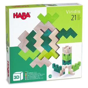 Jouet en bois Assemblage 3D Viridis HABA - Jouet en bois