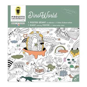 Loisirs Créatifs 'Mes posters à colorier'' Les Dinosaures Pirouette C