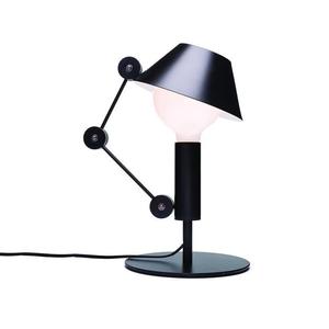 MR. LIGHT SHORT-Lampe à poser Métal H36cm Noir