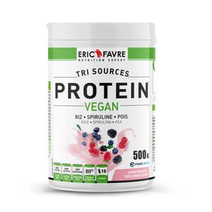 Protéines végétales tri-source, Protein Vegan, Triple Berry ( Fruit rouge ) - Eric Favre