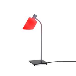LAMPE DE BUREAU-Lampe à poser Acier/Verre H51cm Rouge