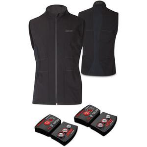 Lenz Lithium Pack rcB 1800 Bluetooth + 1.0 Veste chauffante dames, noir, taille XL pour Femmes
