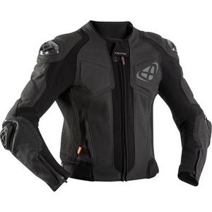Ixon Vendetta Evo Veste en cuir de moto, noir, taille XL