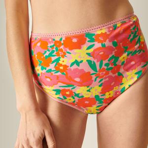 Culotte Taille Haute Coton BIO - Allamanda Rose
