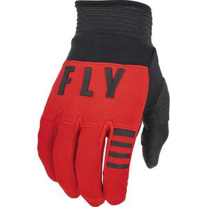 Fly Racing F-16 Gants de motocross pour les jeunes, noir-rouge, taille M