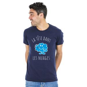 T-shirt Homme - La Tête Dans Les Nuages - Navy - Taille S