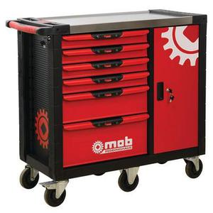 mob 1 servante xliner avec armoire et 6 tiroirs - mob