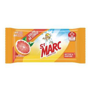 st marc lingettes antibactériennes corse-étui x40