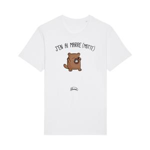 T-shirt Homme - J'en Ai Marre (motte) - Blanc - Taille XL