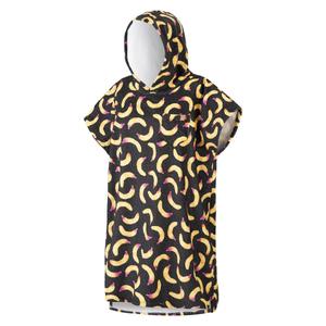 Poncho Banana Stains Black