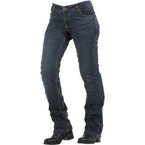 Overlap Donington Jeans de moto de dames, gris, taille 27 pour Femmes
