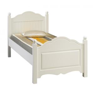 Ensemble Lit Blanc + sommier Ebac 90 x 190 cm