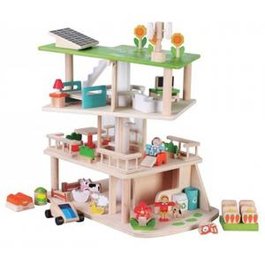 EverEarth Maison de poupée en bois écologique & durable - Jouets bois