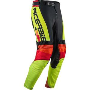 Acerbis Special Edition Hellride Pantalon Motocross, noir-rouge-jaune, taille 32