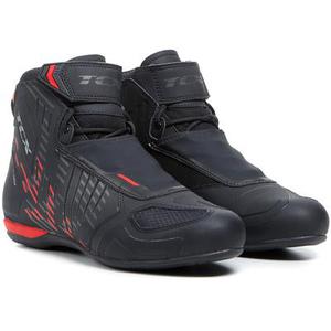 TCX RO4D WP Chaussures de moto, noir-rouge, taille 48