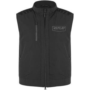 Replay Classic Gilet, noir, taille XS