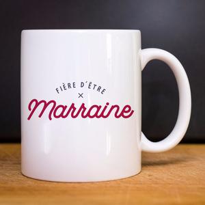 Mug Fière D'être Marraine - Blanc - Taille TU