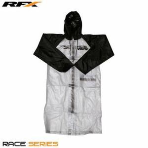 RFX Imperméable long RFX Race (Transparent/Noir) - taille XL