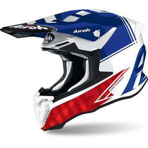 Airoh Twist 2.0 Tech Casque Motocross, bleu, taille S