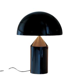 ATOLLO MEDIUM-Lampe à poser avec Variateur H50cm Noir