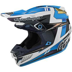 Troy Lee Designs SE5 Graph Casque de motocross, bleu, taille XS