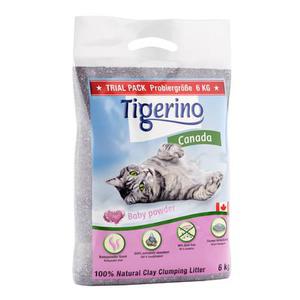 6kg Litière Tigerino Canada Style Senteur talc - pour chat