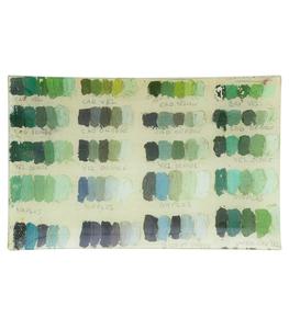 John Derian - Plateau de service "Painter's studio" vert 35 x 22,3 cm - Vert