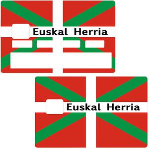 Sticker pour carte bancaire, Euskal Herria, le pays Basque