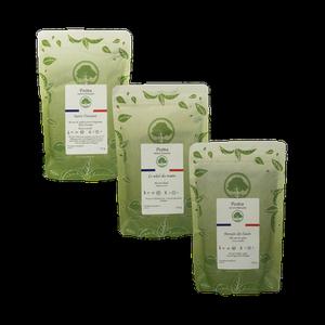 Thé noir - Pack de dégustation Noir et Ceylan, avec 3 produits Poetea à l'intérieur. Pochette 300 g