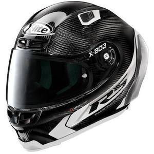 X-Lite X-803 RS Ultra Carbon Hot Lap casque, noir-blanc, taille S