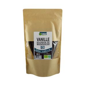 Gousses de Vanille Bourbon BIO de Madagascar - 200 g